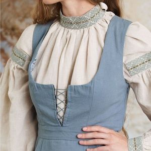 VORIAGH Alma Bustier Dress (blue)